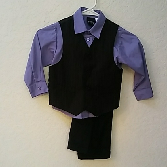 BOYS 3 PIECE TFW SUIT SET SIZE 4 - Picture 1 of 6